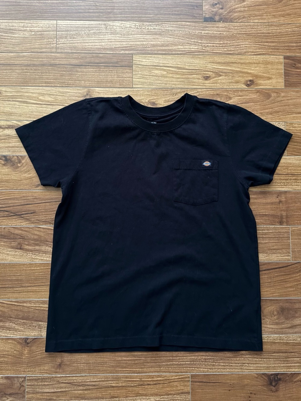 Dickies Womens Black Pocket Tee Medium